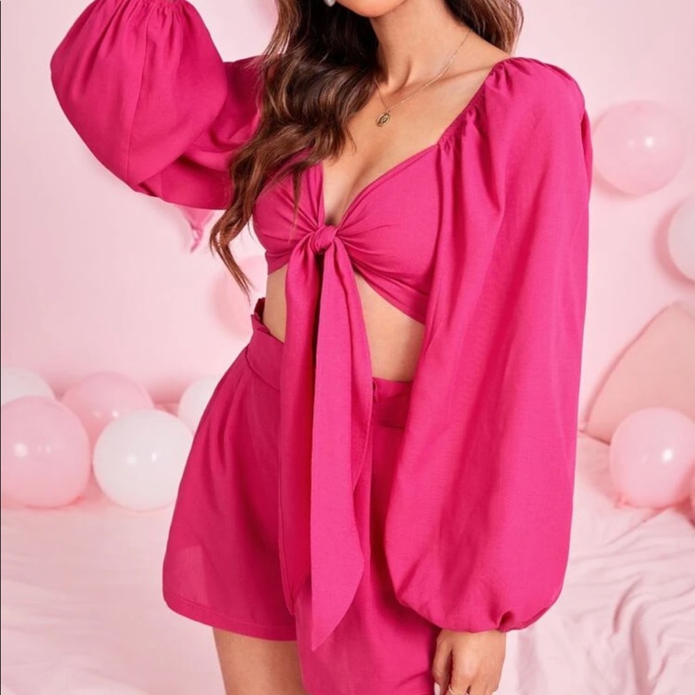 Pink Two Piece Set - Picture 5 of 6